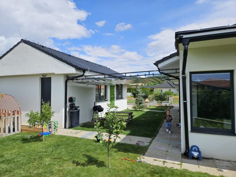 PVC opláštenie altánku alebo terasy – realizácia LuxPlachty